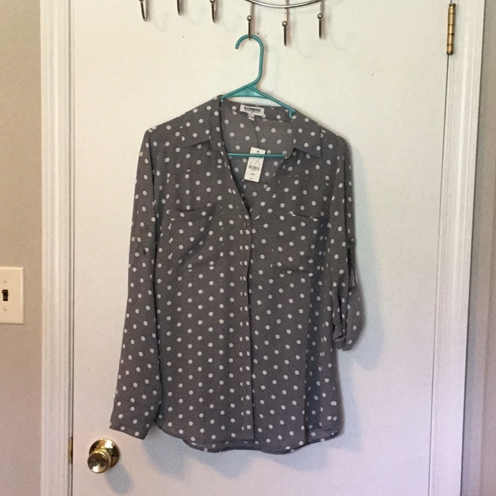 EXPRESS Portofino button up NWT sz M